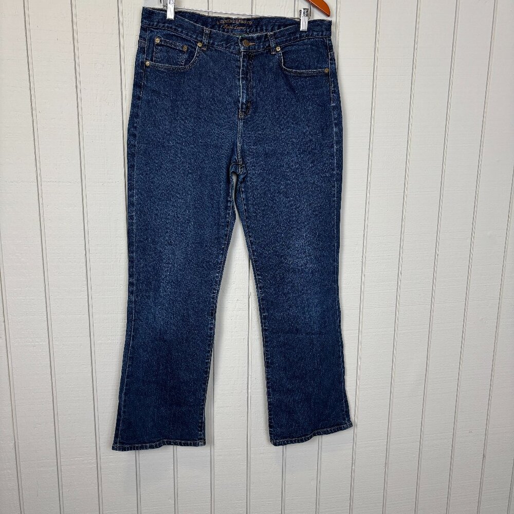 Lauren Jeans Co by Ralph Lauren, Denim Jeans Blue Women's Straight leg  Sz 14